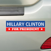 Hillary Clinton für Präsidenten 2016 Autoaufkleber (Auf Auto)