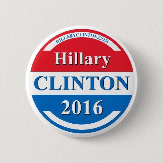 Hillary Clinton für Präsidenten 2016 Button (Vorderseite)