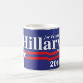 Hillary Clinton für Präsidenten 2016 Kaffeetasse (Mittel)