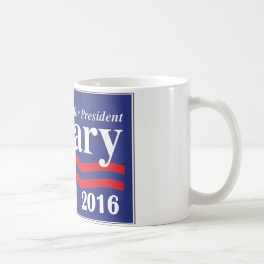 Hillary Clinton für Präsidenten 2016 Kaffeetasse (Rechts)