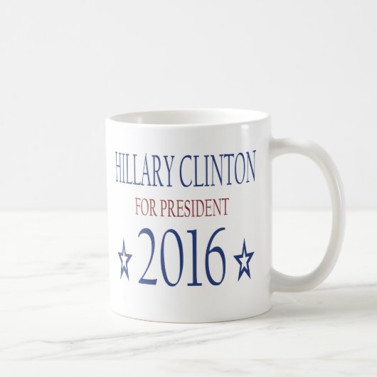 Hillary Clinton für Präsidenten 2016 Kaffeetasse (Rechts)