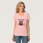 Hillary Clinton für Präsidenten 2016 T-Shirt (Vorderseite Vollansicht)