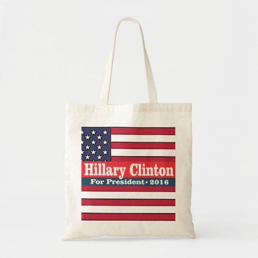 Hillary Clinton für Präsidenten 2016 Tragetasche (Vorne)