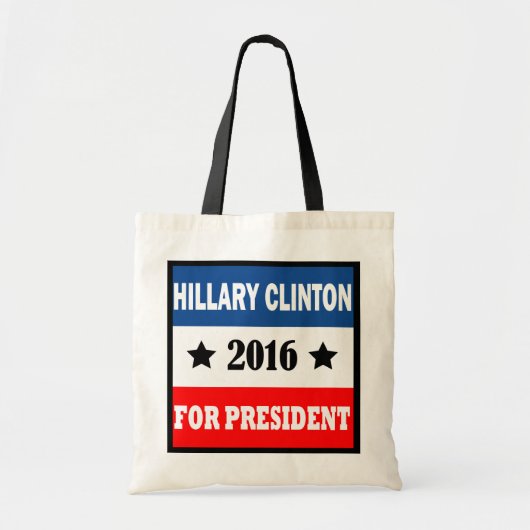 Hillary Clinton für Präsidenten 2016 Tragetasche (Vorne)