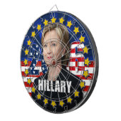 Hillary Clinton für Präsidenten Dartboard 2016 Dartscheibe (Vorderseite rechts)