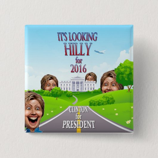 Hillary Clinton für Präsidenten im Jahre 2016 Button (Vorderseite)