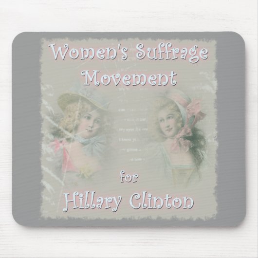 Hillary Clinton für Präsidenten Mousepad (Vorne)
