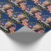Hillary Clinton für Präsidenten Packpapier 2016 (Ecke)