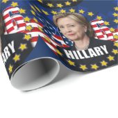 Hillary Clinton für Präsidenten Packpapier 2016 (Rolleneckpunkt)