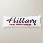 Hillary Clinton für Präsidenten Seitenschläferkissen (Vorderseite)