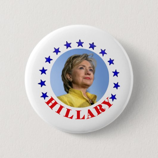 Hillary Clinton für Presidenty 2016 Button (Vorderseite)