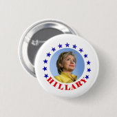 Hillary Clinton für Presidenty 2016 Button (Vorne & Hinten)