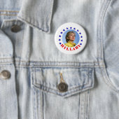 Hillary Clinton für Presidenty 2016 Button (Beispiel)