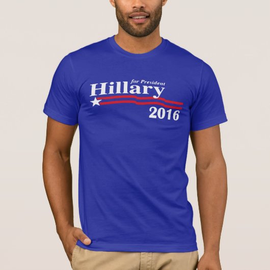 Hillary Clinton für Shirt Präsidenten-2016 (Vorderseite)