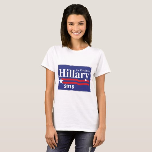 Hillary Clinton für Shirt Präsidenten-2016 (Vorne ganz)