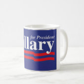 Hillary Clinton für Tasse 2016 Präsidenten-Kaffee (VorderseiteRechts)