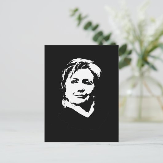 Hillary Clinton Gear Postkarte (Stehend Vorderseite)