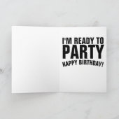 HILLARY CLINTON GEBURTSTAGSKARTEN KARTE (Innenseite)