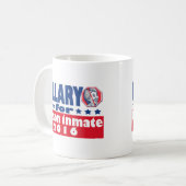 Hillary Clinton-Gefängnis-Insasse 2016 Kaffeetasse (Vorderseite Links)
