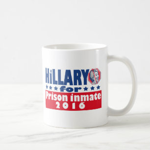 Hillary Clinton-Gefängnis-Insasse 2016 Kaffeetasse
