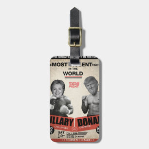 Hillary Clinton gegen Donald Trump 2016 Gepäckanhänger