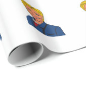 Hillary Clinton-Geschenk-Packpapier Geschenkpapier (Rolleneckpunkt)