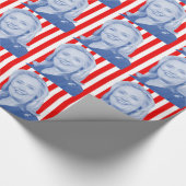Hillary Clinton Geschenkpapier (Ecke)