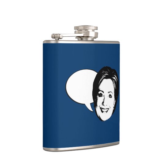 HILLARY CLINTON-GESPRÄCHS-BLASE FLACHMANN (Rechts)