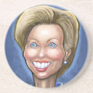 Hillary Clinton Getränkeuntersetzer