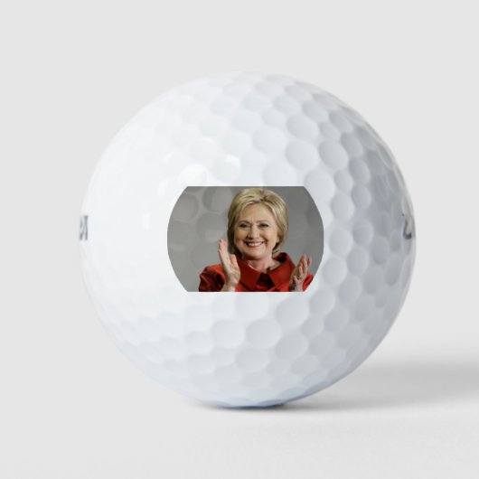 Hillary Clinton Golf Balls Golfball (Vorderseite)