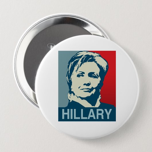 HILLARY CLINTON HOPE-.png Button (Vorne & Hinten)