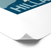 HILLARY CLINTON HOPE -.png Poster (Ecke)