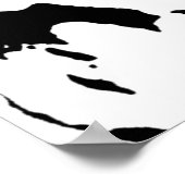 HILLARY CLINTON INK ART POSTER (Ecke)