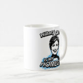 Hillary Clinton ist meine Heimat Kaffeetasse (VorderseiteRechts)