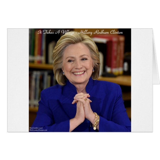Hillary Clinton It Takes Dorf Gift (Vorderseite (Horizontal))