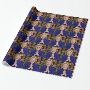 Hillary Clinton It Takes Dorf Gift Geschenkpapier