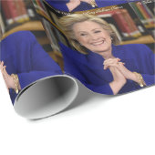 Hillary Clinton It Takes Dorf Gift Geschenkpapier (Rolleneckpunkt)
