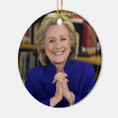 Hillary Clinton It Takes Dorf Gift Keramik Ornament (Links)