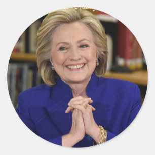 Hillary Clinton It Takes Dorf Gift Runder Aufkleber