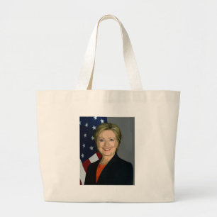 hillary clinton jumbo stoffbeutel