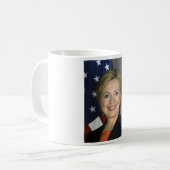 Hillary Clinton Kaffeetasse (Vorderseite Links)