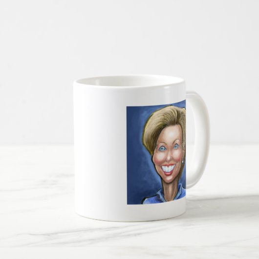 Hillary Clinton Kaffeetasse (VorderseiteRechts)
