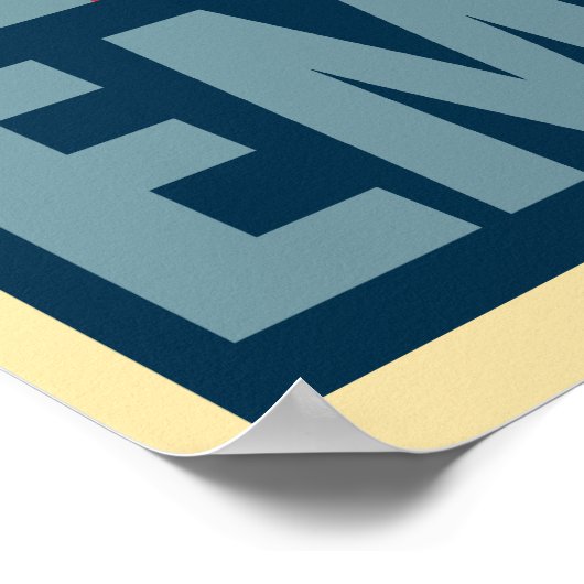 Hillary Clinton - Kaiserin: OHP Poster (Ecke)