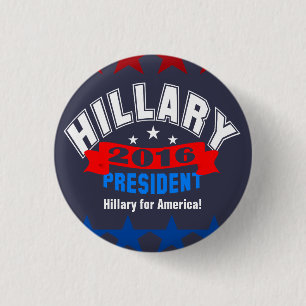 Hillary Clinton-Kampagne Button