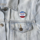 Hillary Clinton-Kampagnen-Knopf Button (Beispiel)