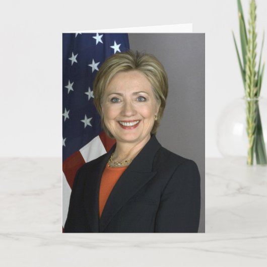 Hillary Clinton Karte (Vorderseite)