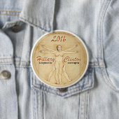 Hillary Clinton: kleptocrat corrupta Button (Beispiel)