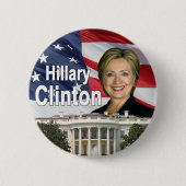 Hillary Clinton-Knopf Button (Vorderseite)