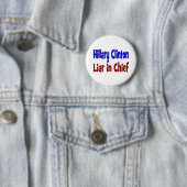 Hillary Clinton Liar als Chief Red & Blue Button (Beispiel)
