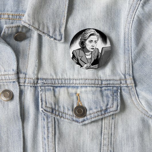 Hillary Clinton löscht 33.000 Emails Button (Beispiel)